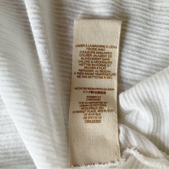 Free People Jennie Henley Tee in White Size M - Picture 11 of 11